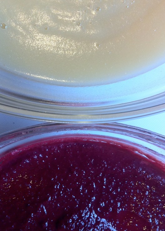 Apple and Beet Purees