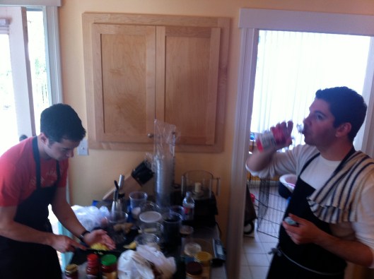 Eric And Scott Cooking Up A Feast
