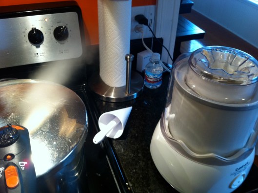 Pressure Cooker and Ice Cream