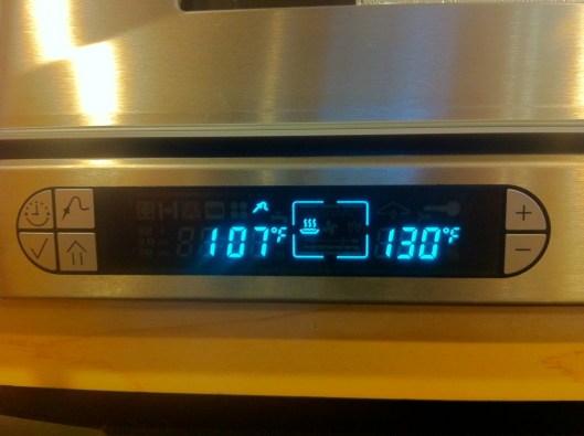 Heating Up The Inside Of The Steak