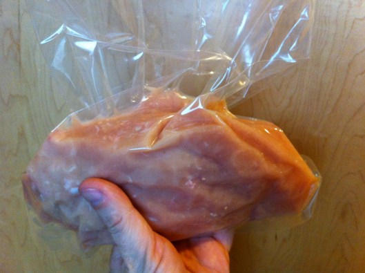 Sealed Up Chicken Meat