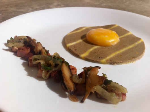 Striped Omelet Variation