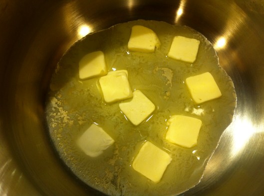 Melting butter