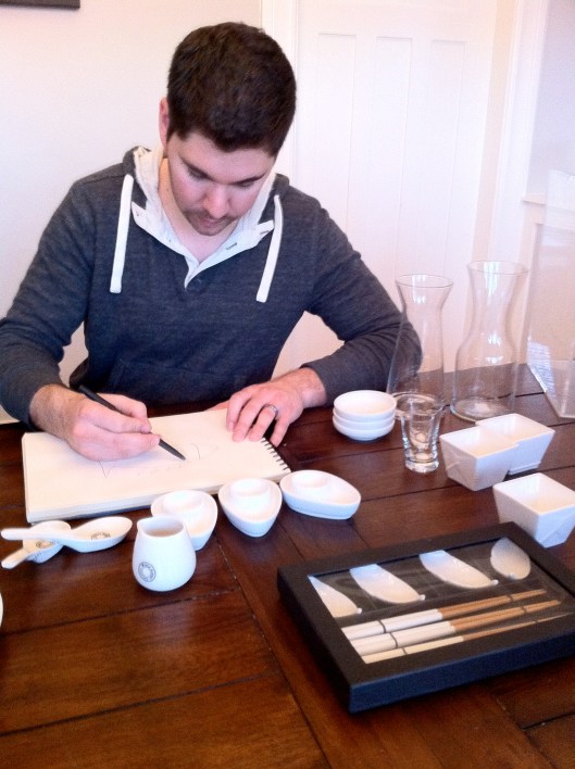 Scott Sketching Out A Meal Scott Sketching Out A Meal