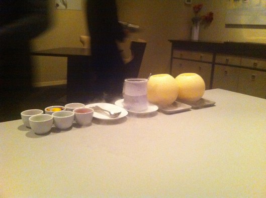 White Chocolate, strawberry, english pea, lemon