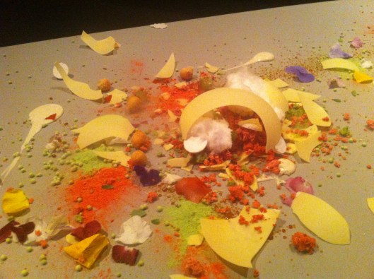 White Chocolate, strawberry, english pea, lemon