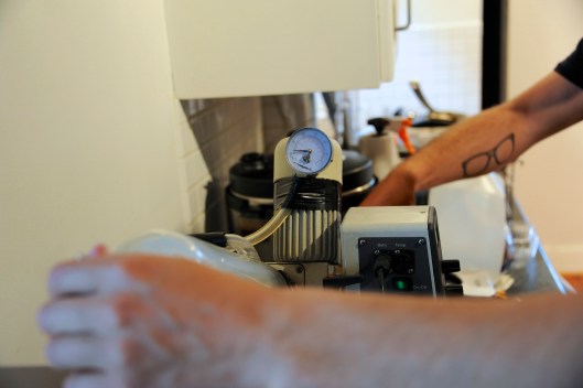 Adjusting the Rotary Evaporator