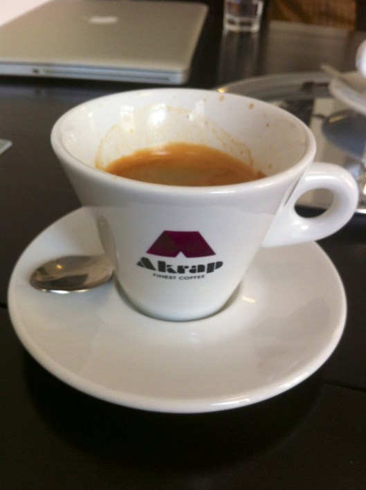 Akrap, that's good coffee