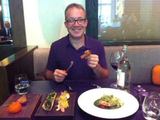 Jethro Having Lunch At Dinner