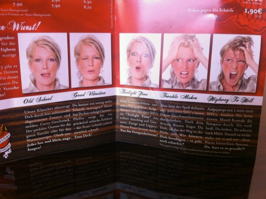 The Currywurst Forever Menu