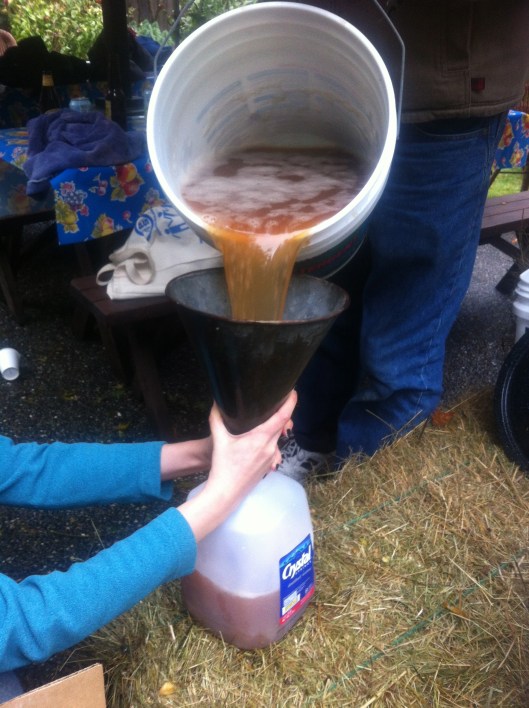Filling Up WIth Cider Filling Up WIth Cider