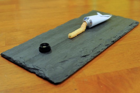 Arty Cheese Tube Plating