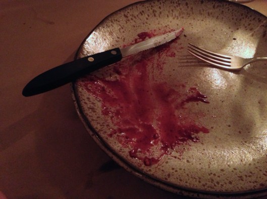 Dry Aged Duck With Beets Glazed In Red Currants, Except In My Belly